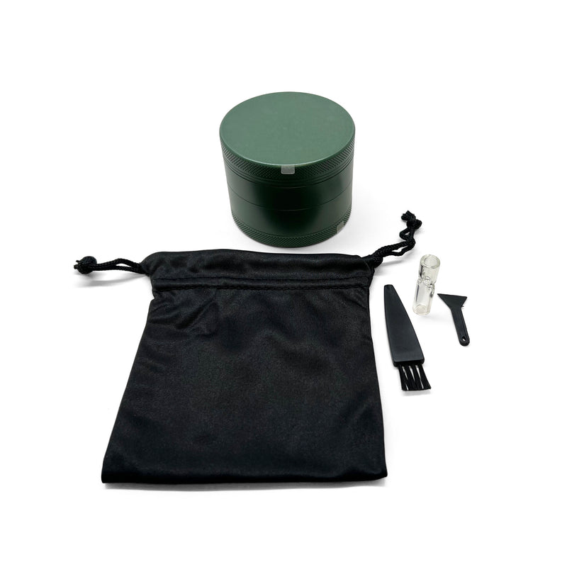 60MM 4PC CERAMIC GRINDER - JUNGLE GREEN