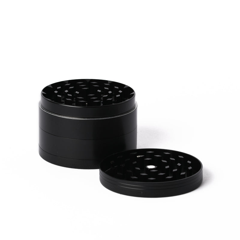 BLACK METAL 60MM 4PC GRINDER - Sydney Vaporizers
