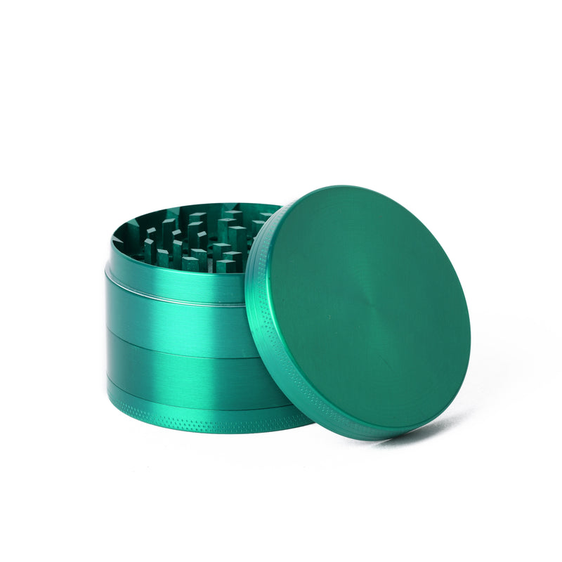 GREEN METAL 60MM 4PC GRINDER - Sydney Vaporizers