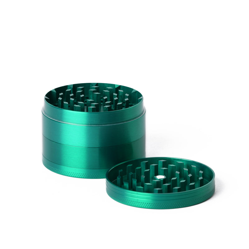 GREEN METAL 60MM 4PC GRINDER - Sydney Vaporizers