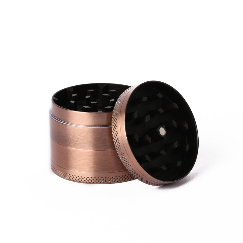 COPPER SINGLE LEAF 50MM GRINDER - Sydney Vaporizers