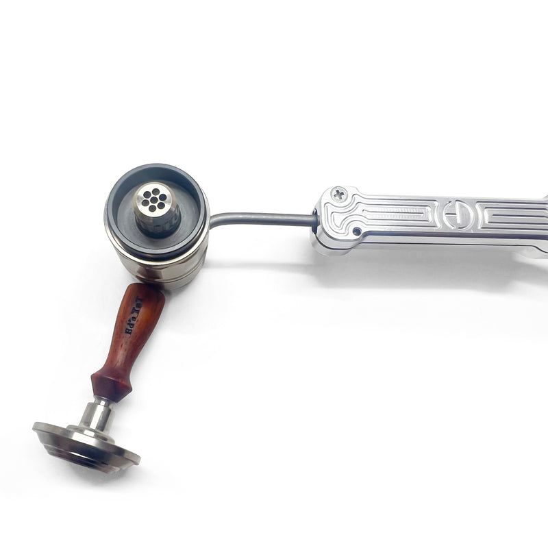SYDNEY VAPORIZERS - B2 ASSEMBLY WITH SiC DISH, CARB CAP COCOBOLO HANDLE AND CH ALUMINIUM HANDLE