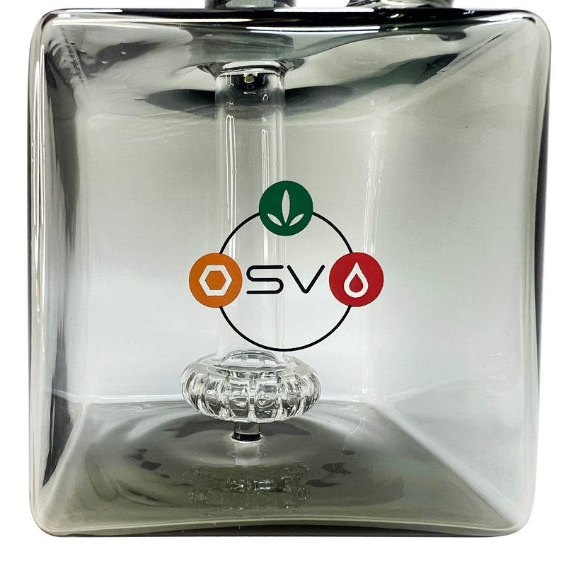 MINI CUBE BUBBLER DARK GLASS 14MM