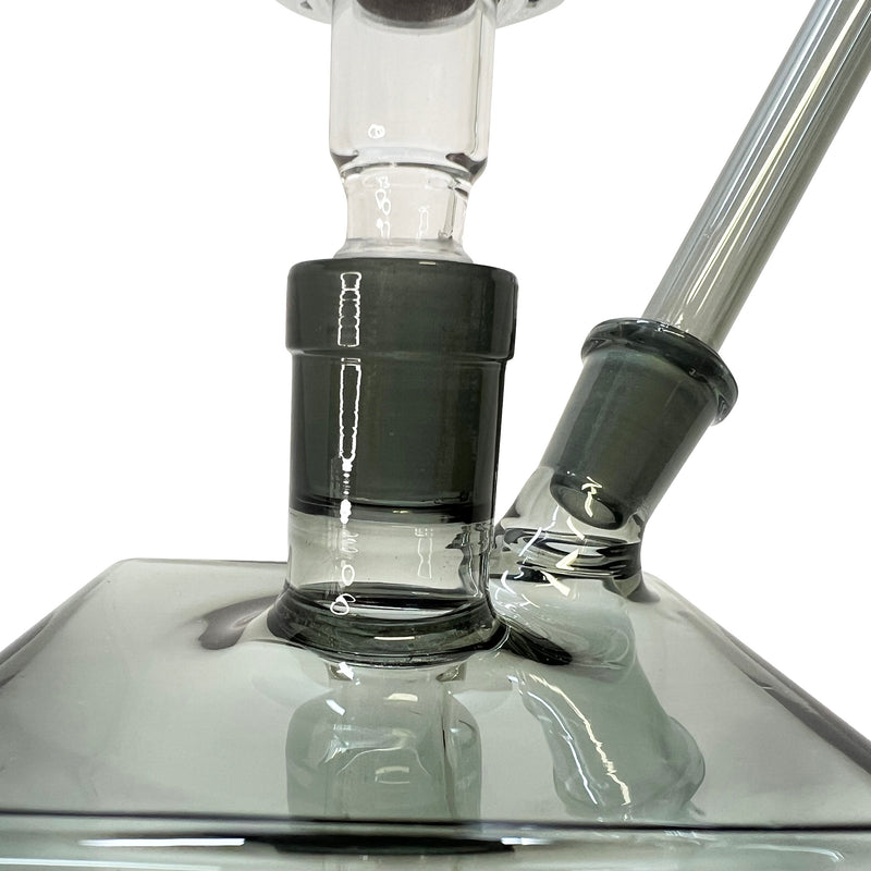 MINI CUBE BUBBLER DARK GLASS 14MM