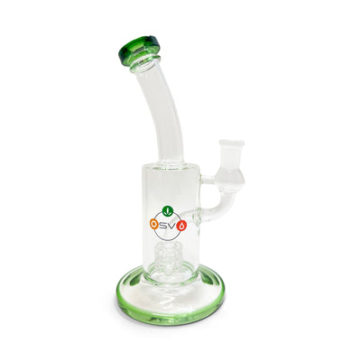 SYDNEY VAPORIZERS - 'GREENY' GLASS WATER BUBBLER