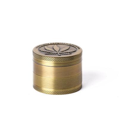 BRASS SINGLE LEAF 50MM GRINDER - Sydney Vaporizers