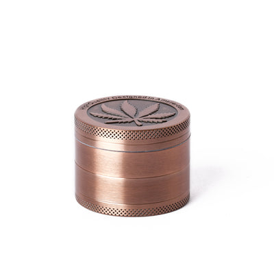 COPPER SINGLE LEAF 50MM GRINDER - Sydney Vaporizers