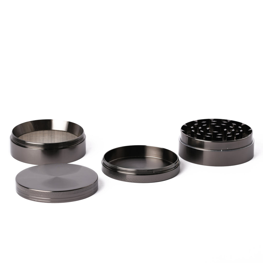 60MM 4PC HERB GRINDER TITANIUM